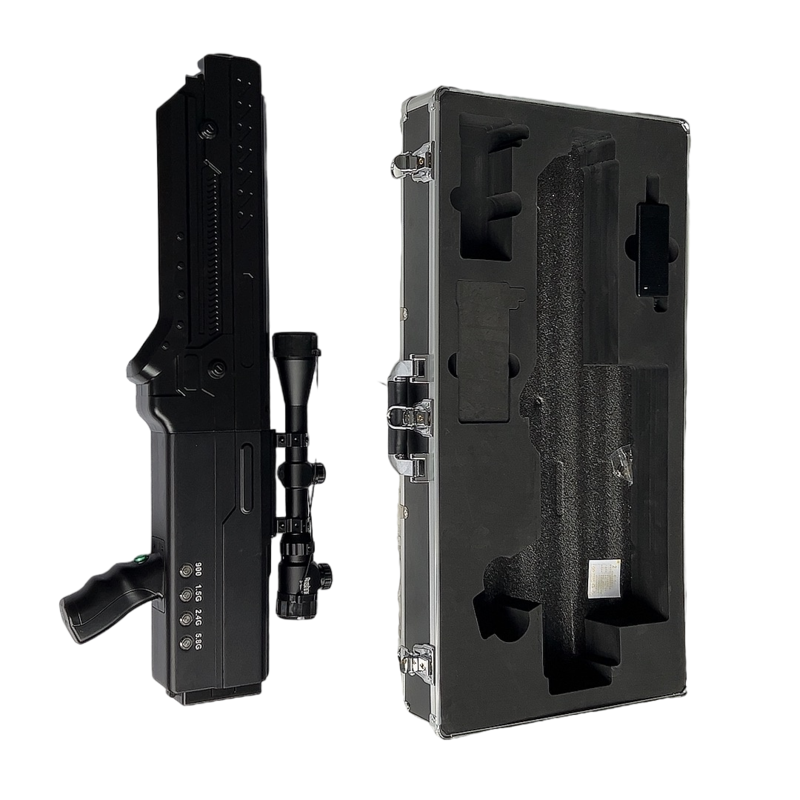  乌达手持便携式枪型低空防御反制四通道A型